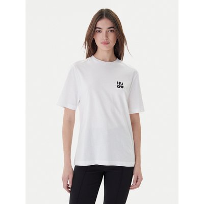 Hugo T-Shirt Dashire_4 50489198 Weiß Regular Fit