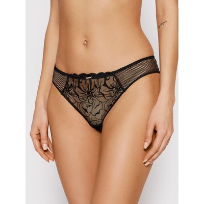 Chantelle Stringtanga Fleurs C12M90 Schwarz