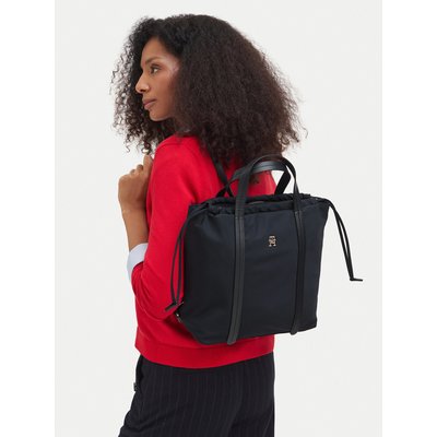 Rucksack Tommy Hilfiger Th Soft Nylon Tote/Backpack AW0AW19029 Dunkelblau