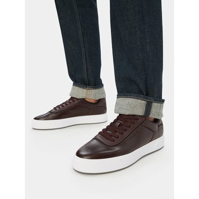 Sneakers Calvin Klein Basket Cups Oxf Lth-Neo HM0HM02204 Dunkelbraun