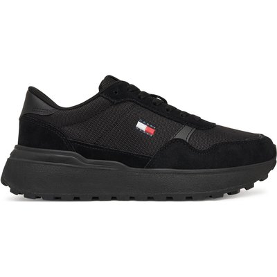 Sneakers Tommy Jeans Modern Runner Mix EN0EN03100 Schwarz