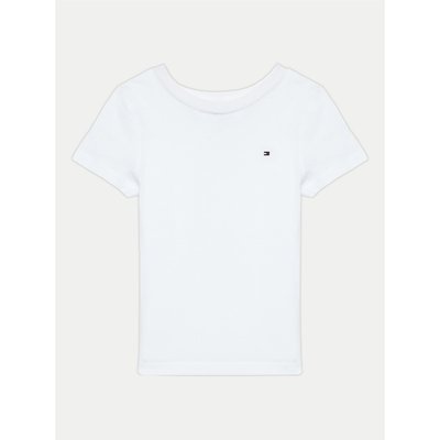 Tommy Hilfiger T-Shirt KB0KB04140 S Weiß Regular Fit