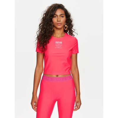 Versace Jeans Couture T-Shirt 76HAH602 Rosa Slim Fit