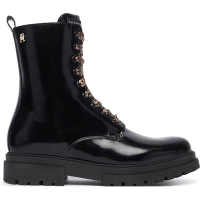 Schnürschuhe Tommy Hilfiger T4A5-35174-1453999 D Schwarz