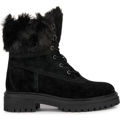 Schnürschuhe Geox D Iridea D26HRT 022BH C9999 Schwarz