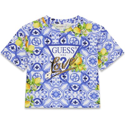 Guess T-Shirt J6GI03 K6YW4 Blau Relaxed Fit