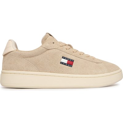 Sneakers Tommy Jeans Logo Suede Archive EN02985 Beige