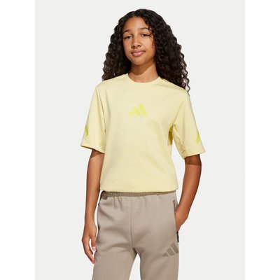 adidas T-Shirt Z.N.E. JD0015 Gelb Loose Fit