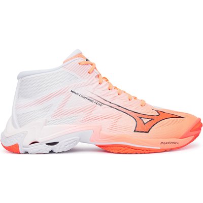 Hallenschuhe Mizuno Wave Lightning Elite Mid V1GA2605 Korallenfarben