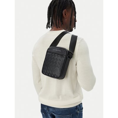 Umhängetasche Tommy Hilfiger Th Modern Monogram Mini Reporter AM0AM14844 Schwarz