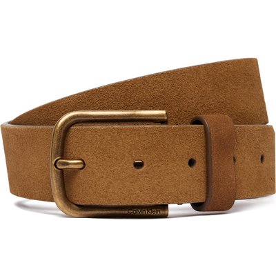 Gürtel Calvin Klein Round Buckle Suede 35Mm Fixed LV04D7070G Braun