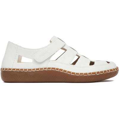Halbschuhe Rieker CEO-N2453-80 Weiß