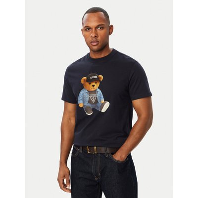 Guess T-Shirt M6BI64 K6573 Dunkelblau Regular Fit