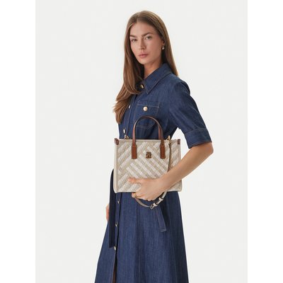 Handtasche Tommy Hilfiger Th City Mini Tote AW0AW18393 Beige