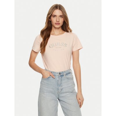 Guess T-Shirt V5RI16 J1314 Rosa Regular Fit