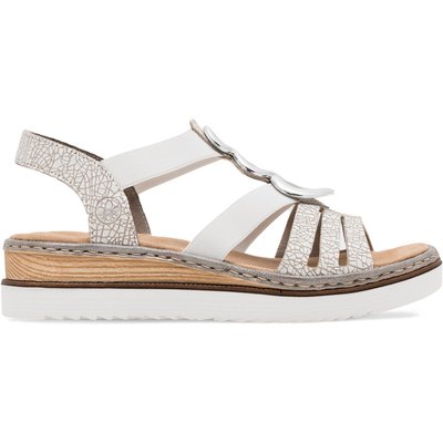 Sandalen Rieker 679L4-80 Weiß