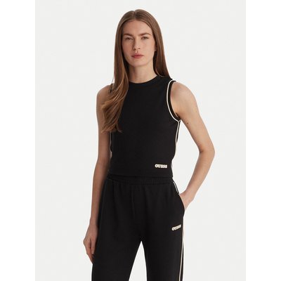 Guess Top V6GP17 K3215 Schwarz Regular Fit