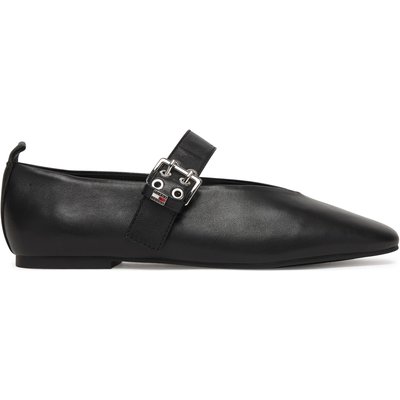 Ballerinas Tommy Jeans Tjw Ballerina Buckle EN0EN03019 Schwarz