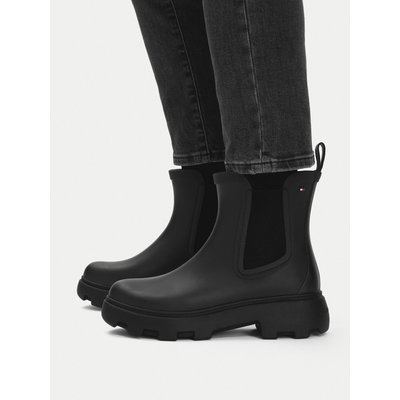 Gummistiefel Tommy Hilfiger Flag Cleated FW0FW09387 Schwarz