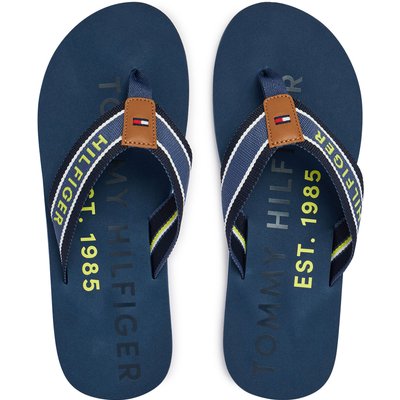 Zehentrenner Tommy Hilfiger Sporty Hilfiger Beach Sandal FM0FM05805 Blau