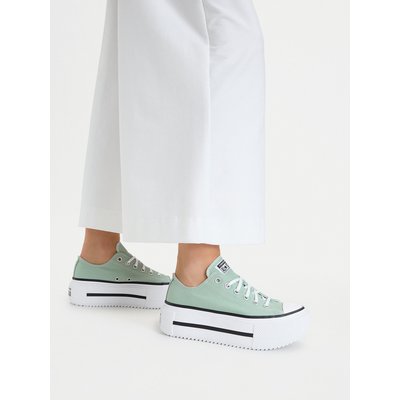 Sneakers aus Stoff Converse Ctas Lift Double Stack A18862C Grün