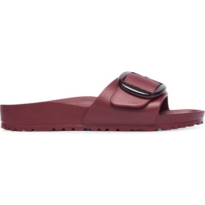 Pantoletten Birkenstock Madrid Big Buckle 1033116 Dunkelrot