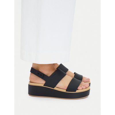 Sandalen Crocs Brooklyn Matte Wrap Low Wedge 211802 Schwarz
