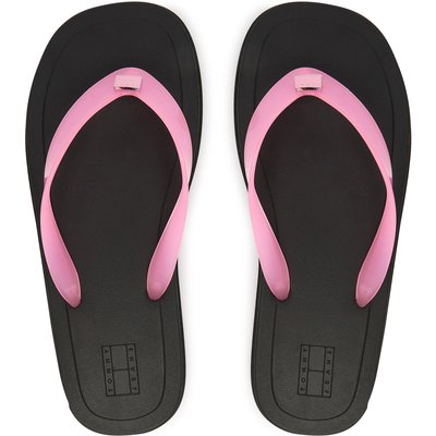 Zehentrenner Tommy Jeans Tjw Cleated Jelly Summer Sandal EN0EN02954 Rosa