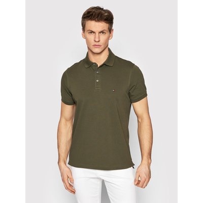 Tommy Hilfiger Poloshirt 1985 MW0MW17771 Grün Slim Fit