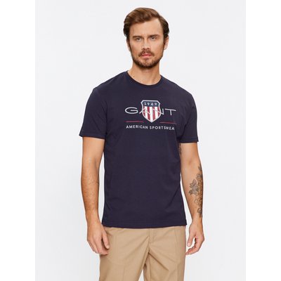 Gant T-Shirt Reg Archive Shield Ss 2003199 Dunkelblau Regular Fit
