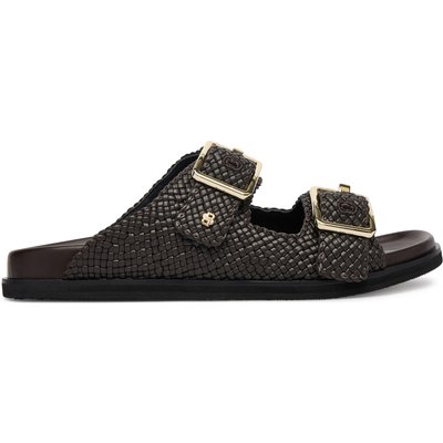 Pantoletten BOSS Freyah 50563359 Braun