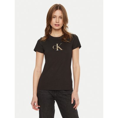 Calvin Klein Jeans T-Shirt Gradient J20J224982 Schwarz Slim Fit