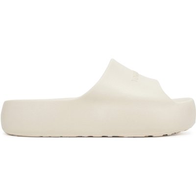 Pantoletten Tommy Jeans Tjw Chunky Pool Slide Ess EN0EN02879 Écru