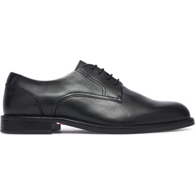 Oxford Schuhe Tommy Hilfiger Corporate Dressy Lth FM0FM06023 Schwarz