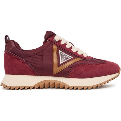 Sneakers Guess FLFBA2 FAB12 Dunkelrot