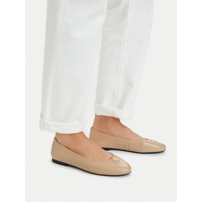 Ballerinas Tommy Hilfiger Th Plate FW0FW09374 Beige