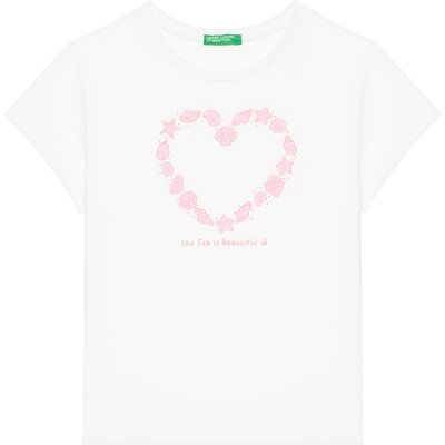 United Colors Of Benetton T-Shirt 3JERG10J3 Weiß Regular Fit