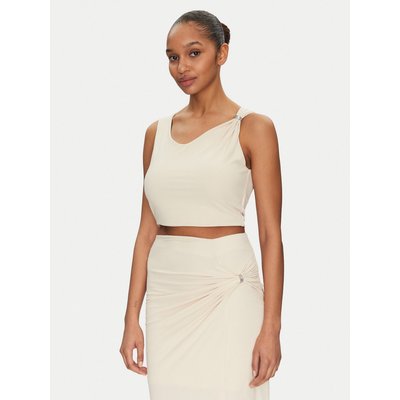 Guess Top W5GP22 KAQL2 Beige Regular Fit