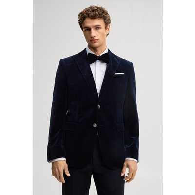 Evening Samt-Sakko in Navy