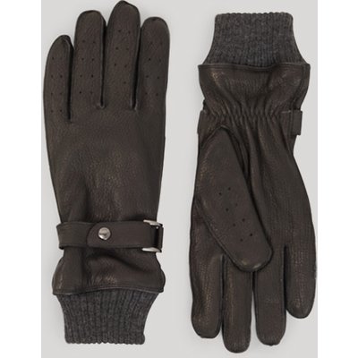 Lederhandschuhe in Schwarz