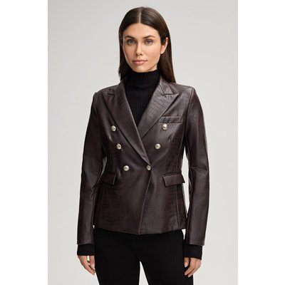 Blazer in Dunkelbraun