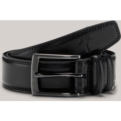 Ledergürtel in Schwarz