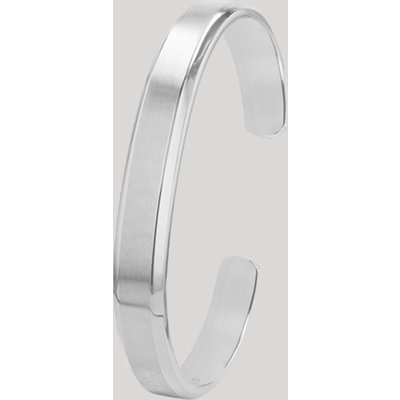 Armreif aus Edelstahl in Silber