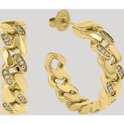 Creolen mit Zirkonia in Gold