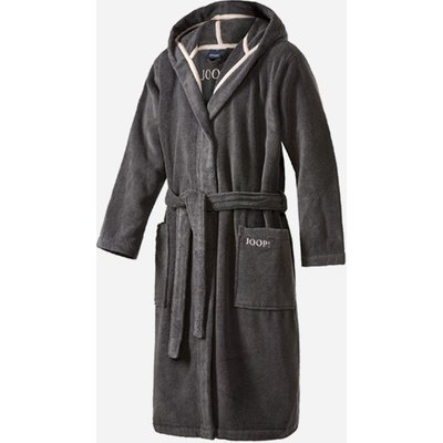 Herren Kapuzen-Bademantel JOOP! SAUNA in Dunkelgrau