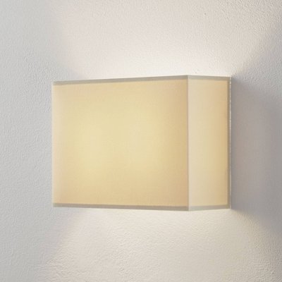 Lucande Patrik Wandleuchte eckig Höhe 25cm creme
