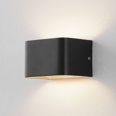 Lucande Sessa LED-Wandleuchte 13cm schwarz-gold