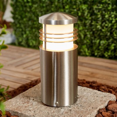 Sockellampe Adenika, Edelstahl V4A, seewasserfest