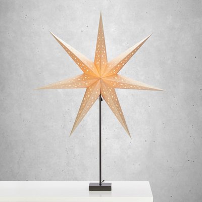 Stand-Stern Solvalla, Höhe 100 cm, gold