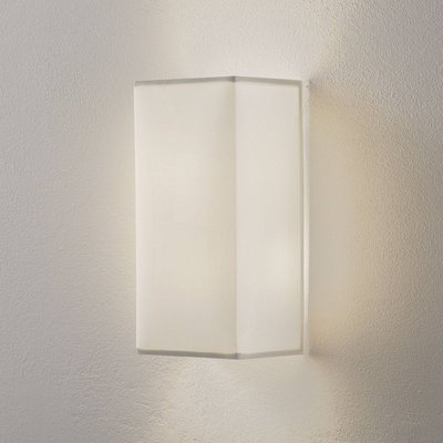 Lucande Patrik Wandleuchte eckig Höhe 30cm weiß